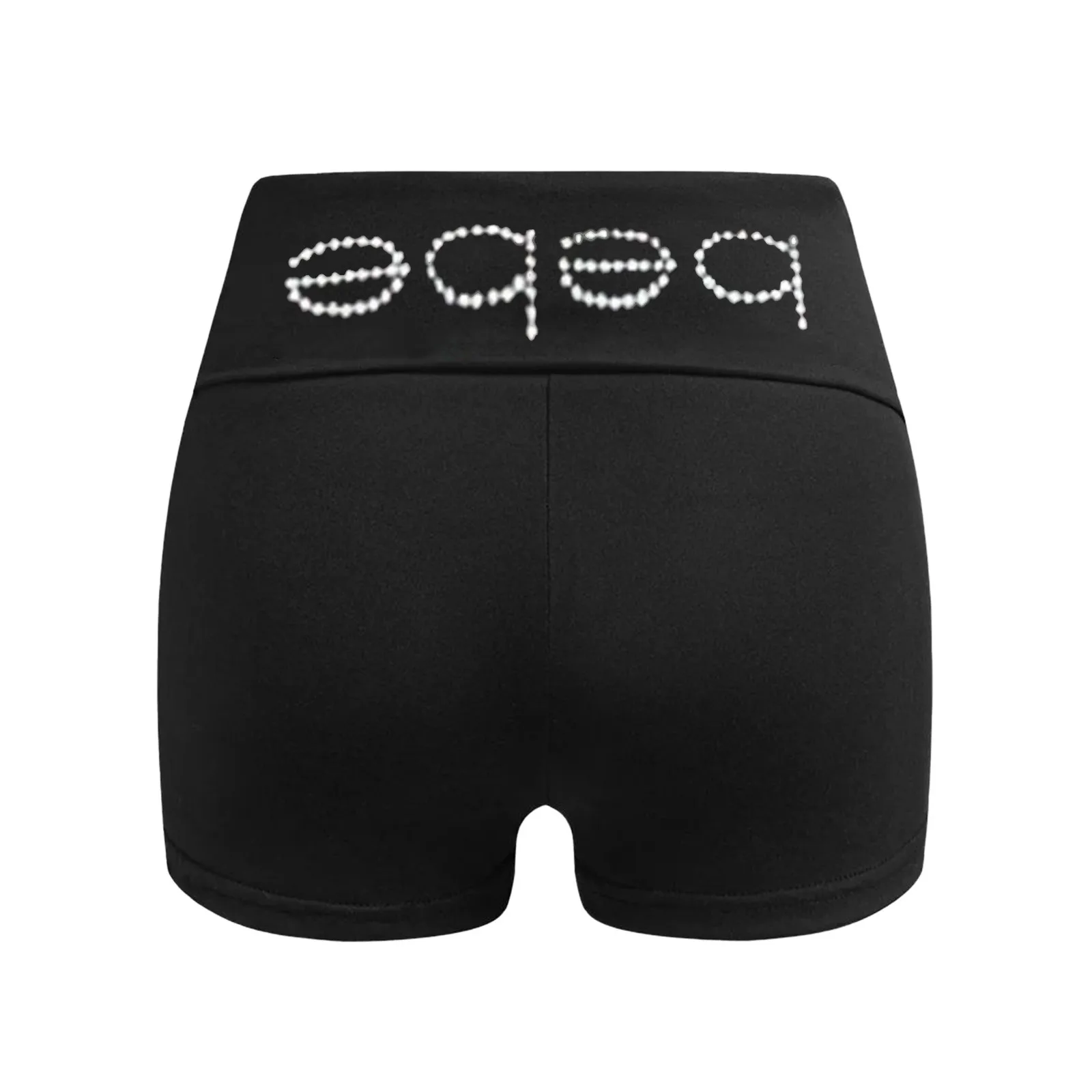 Женские шорты в европейском и американском стиле Ins, одежда Y2k, женские шорты, широкие брюки, уличная одежда с принтом страз