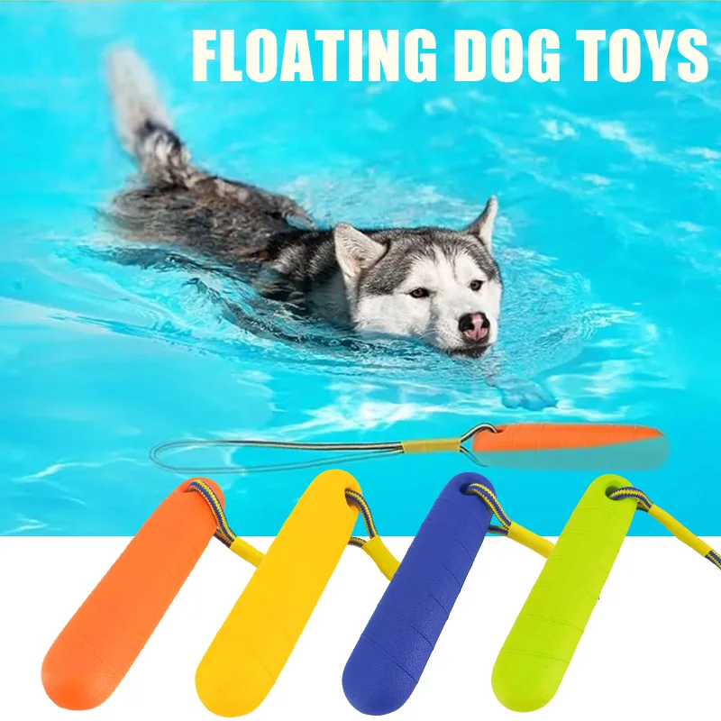 Eva-Kaustab mit Seil, langlebiges schwimmendes Hundespielzeug, Schinkenstock, interaktives Hundetrainingsspielzeug für mittlere und große Hunde