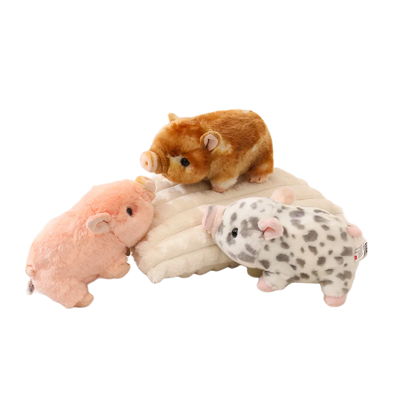 

25 см Lucky Little Pippy кукла плюшевая игрушка мягкая розовая, черная, белая, серая, желтая, мультяшная животное, успокаивающий подарок на день рождения