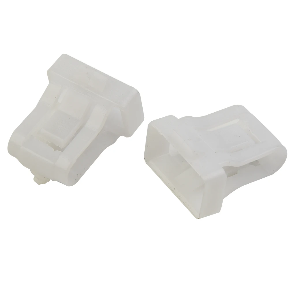 2Pcs Car Rear Seat Cushion Clip Seat Buckle Fixing Card White Nylon For Toyota Car Rear Seat Locking Clip Fastener