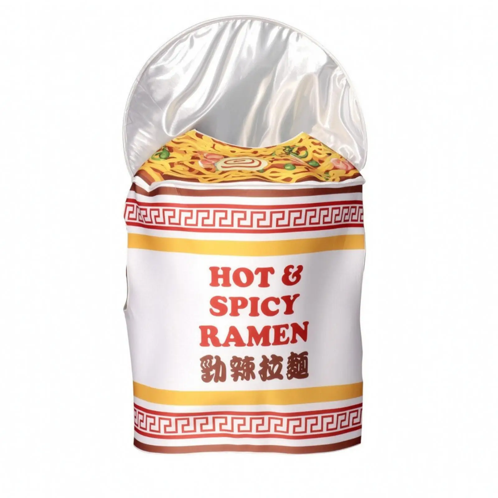 Ramen Costume Novelty Food Costume Hooded for Cosplay, Stage Performance, Teens