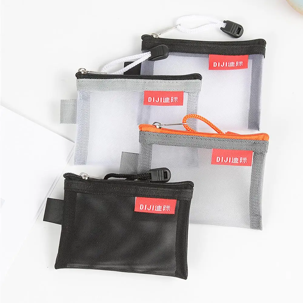 Zip Card Holder General Portable Soft And Non Deformable Available In Multiple Colors Easy To Pull Small Storage Bag 9 Colors