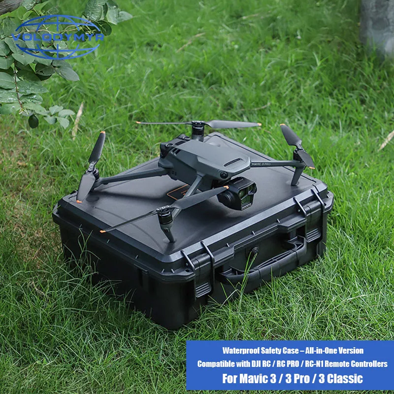 

VOLODYMYR Waterproof Hard Shell for Mavic 3 Pro Carrying Case Box Explosion Proof Safety for DJI Mavic 3/Cine/Mavic 3 Classic