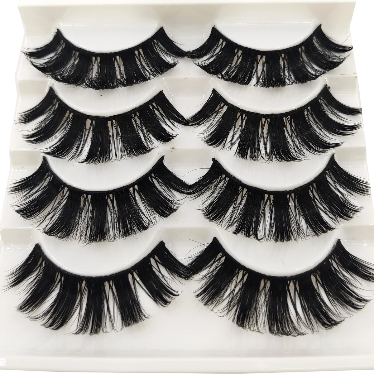 

New 20/40/80 pairs of artificial mink eyelashes 3D natural false eyelashes soft eyelash extension makeup kit