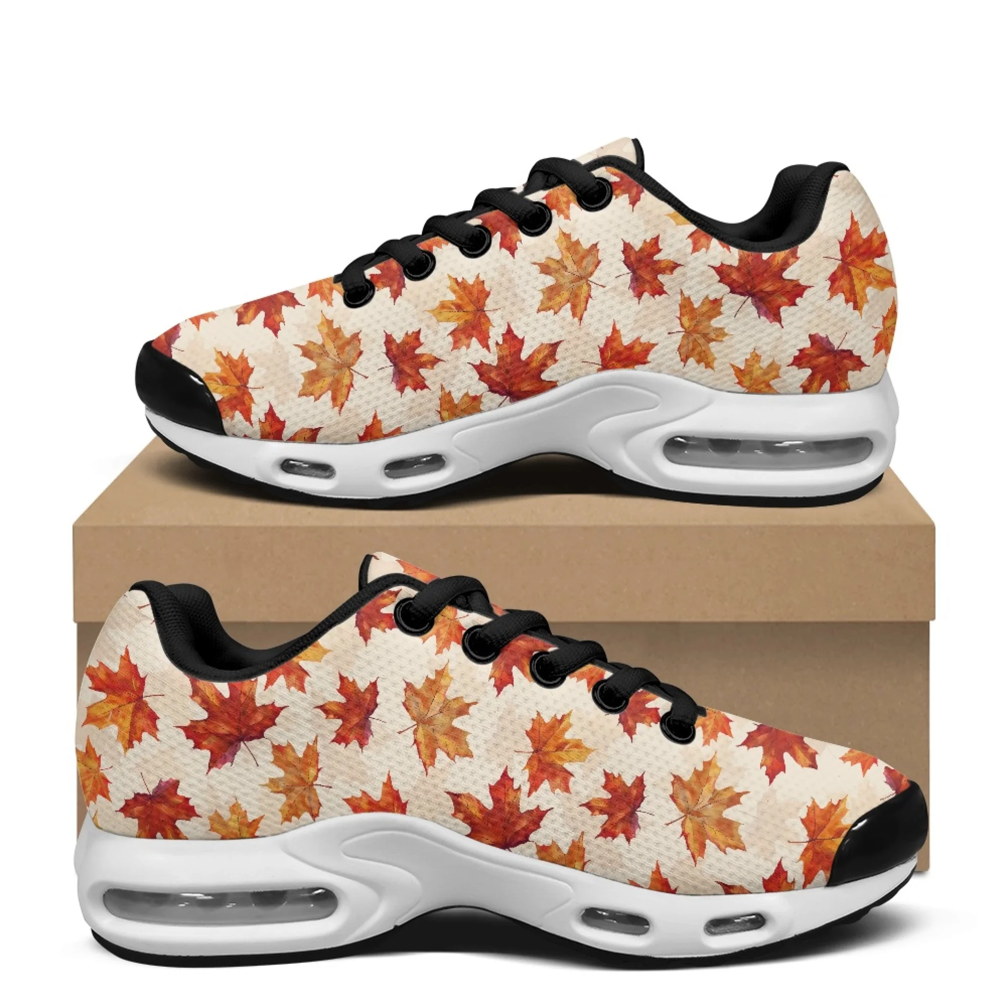 XIXIRIMIDO Walking Sports Shoes Maple Leaf Shoes Women's Sneakers and Casual Shoes Tenis Masculino Mesh Sneakers Work Shoes