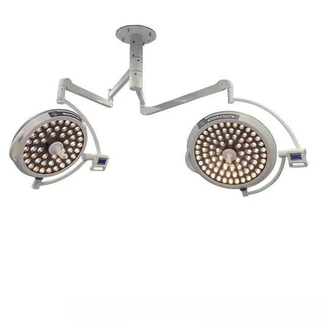 

LED Operating Room Lamp Shadowless Ceiling Astral Surgical Lamp Double Lights with Arm Theatre Light Operation Theatre Lights