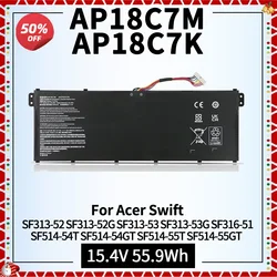 AP18C7M AP18C7K Laptop Battery for Acer Swift 3 SF313-52 SF313-52G SF313-53 SF313-53G SF316-51 5 SF514-54T SF514-54GT SF514-55T