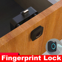 Drawer Door Fingerprint Lock Anti-theft Electronic File Cabinet Keyless Privacy Protection For Furniture Drawer Box Home Office