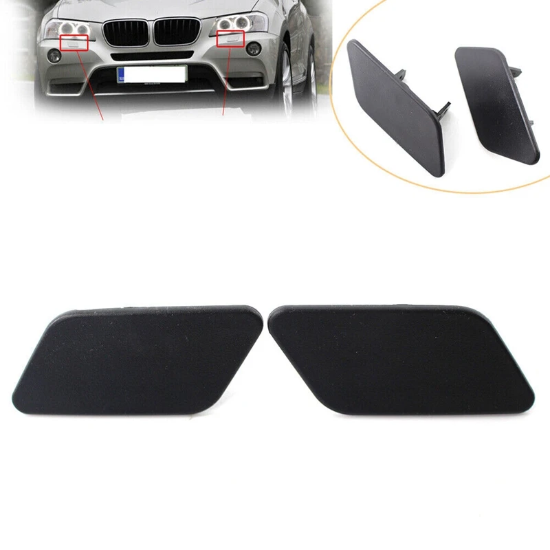 Links Rechts Koplampsproeiers Nozzle Koplamp Sproeier Cap Cover 51117212953 51117212954 Voor-Bmw F25 X3 2010-2014