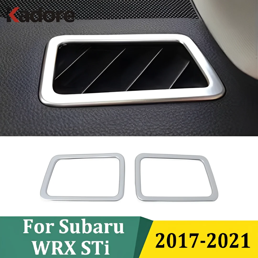 

Для Subaru WRX STi 2017-2021: Матовая накладка на передний воздуховод кондиционера из ABS-пластика, аксессуар для интерьера