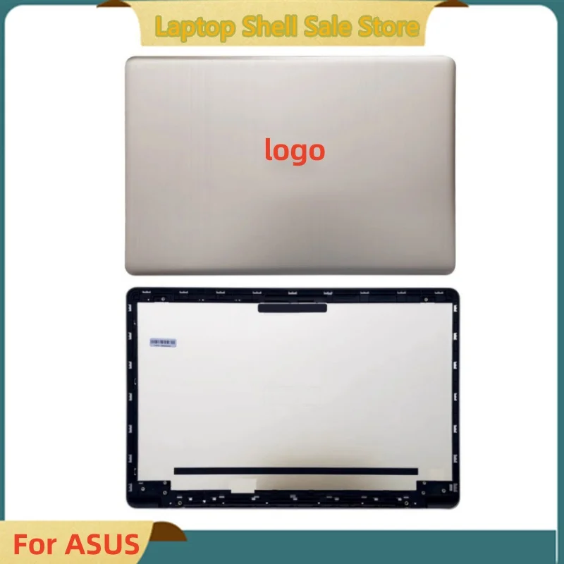 Imagem -01 - Capa Traseira Superior para Asus Parte Superior Lcd Metal Dourado N580 N580v N580g N580vd Nx580v Nx580vd X580v Novo