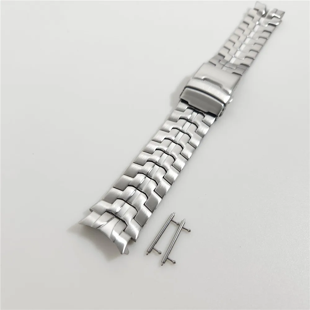 No Gaps Stainless Steel Strap For Samsung Galaxy Watch 6 5 Pro 40mm 44mm 45mm Watch 6 4 Classic Band 47/43mm Curved end Bracelet