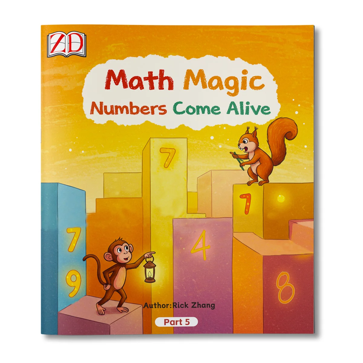 Math Magic Numbers Come Alive, English Edition, Number Recognition, Observation Skills, and Early Math Learning Book for Kids