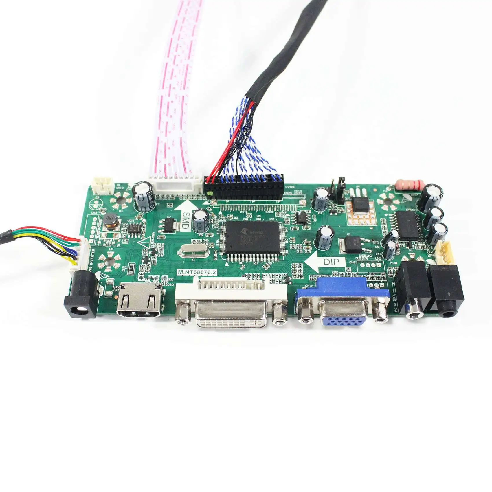 Placa de driver HD DVI VGA M.NT 678676   Para painel lcd de 19 polegadas LQ190E1LW61 1280X1024