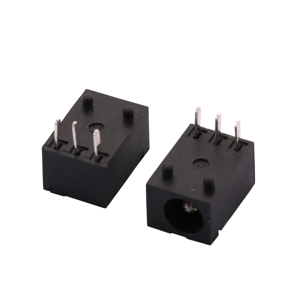 10PCS DC Connectors 5.5x2.1mm 3.5x1.3mm DC Power Female Jack Socket Nut Panel Mount DC Power Adapter Connector DC-003A/025/099