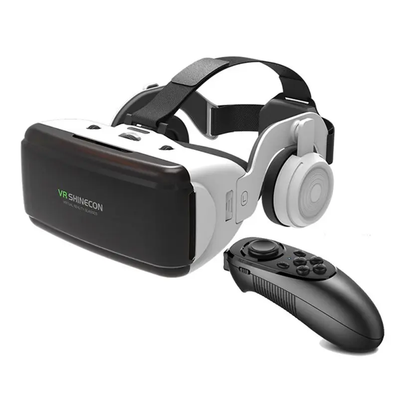 Super Deal -VR Glasses Virtual Reality Viar Goggles Headset Devices Smart Helmet Lenses For Cell Phone Mobile Smartphones Viewer