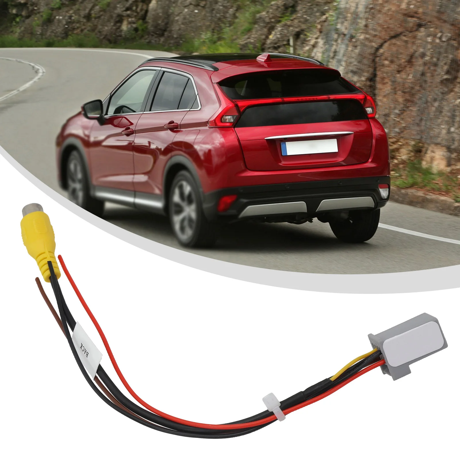 Light Brightness Car Parking Rear Camera Cable Manual Measurement Data Non Deformation Notes Monitor Brightness