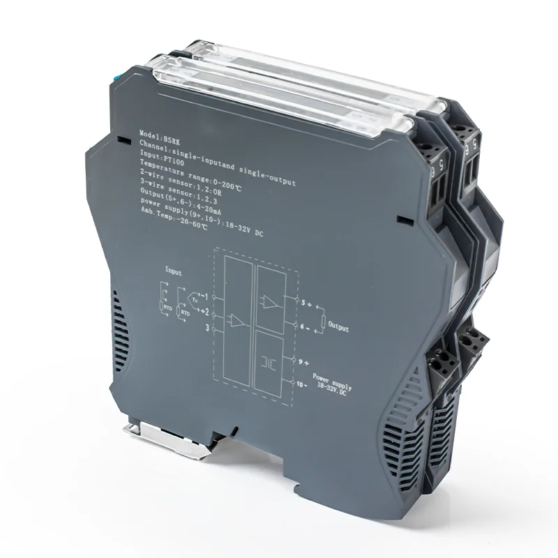 PT100 PT1000 Temperaturtransmitter 4-20mA RTD Temperaturmodul Signalkonverter DIN-Schienenmontage – Detail 4