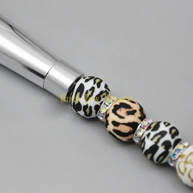 40GB 5 Pcs DIY Beads Makeup Brush Metal Handle Makeup Brush Makeup Colouring Accessor