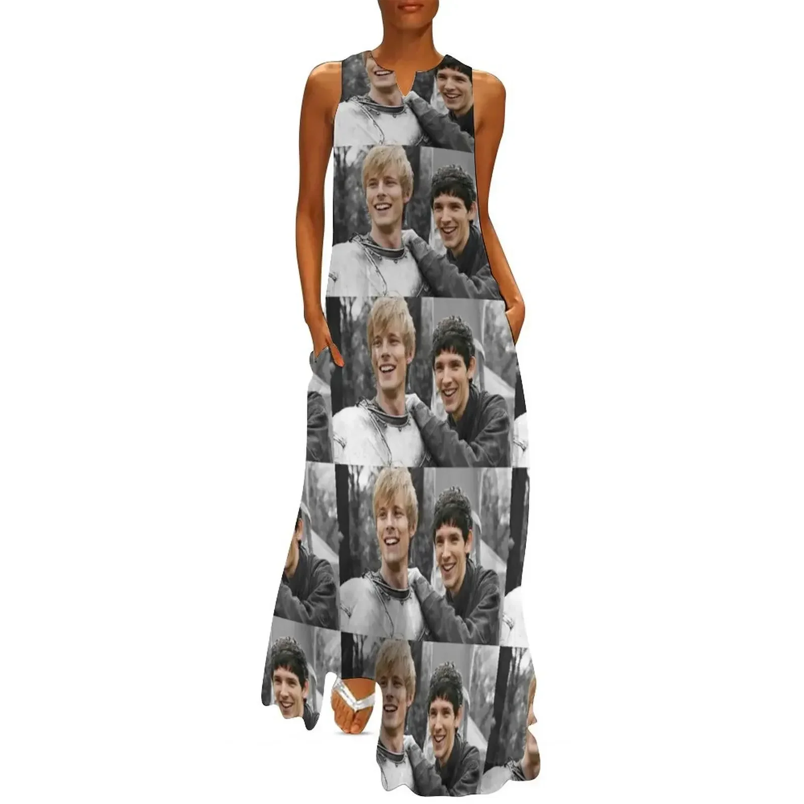

Merlin and arthur BBC Long Dress dress party night Dress woman summer woman 2025 women dresses