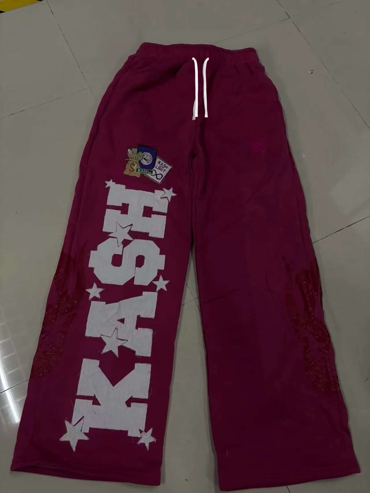 2026 Herbst Trendige High-Street Loose Straight Tube Hosen für Männer, Frauen und Kinder, Lässige Bedruckte Loose-Fit Gerade Hosen – Detail 12