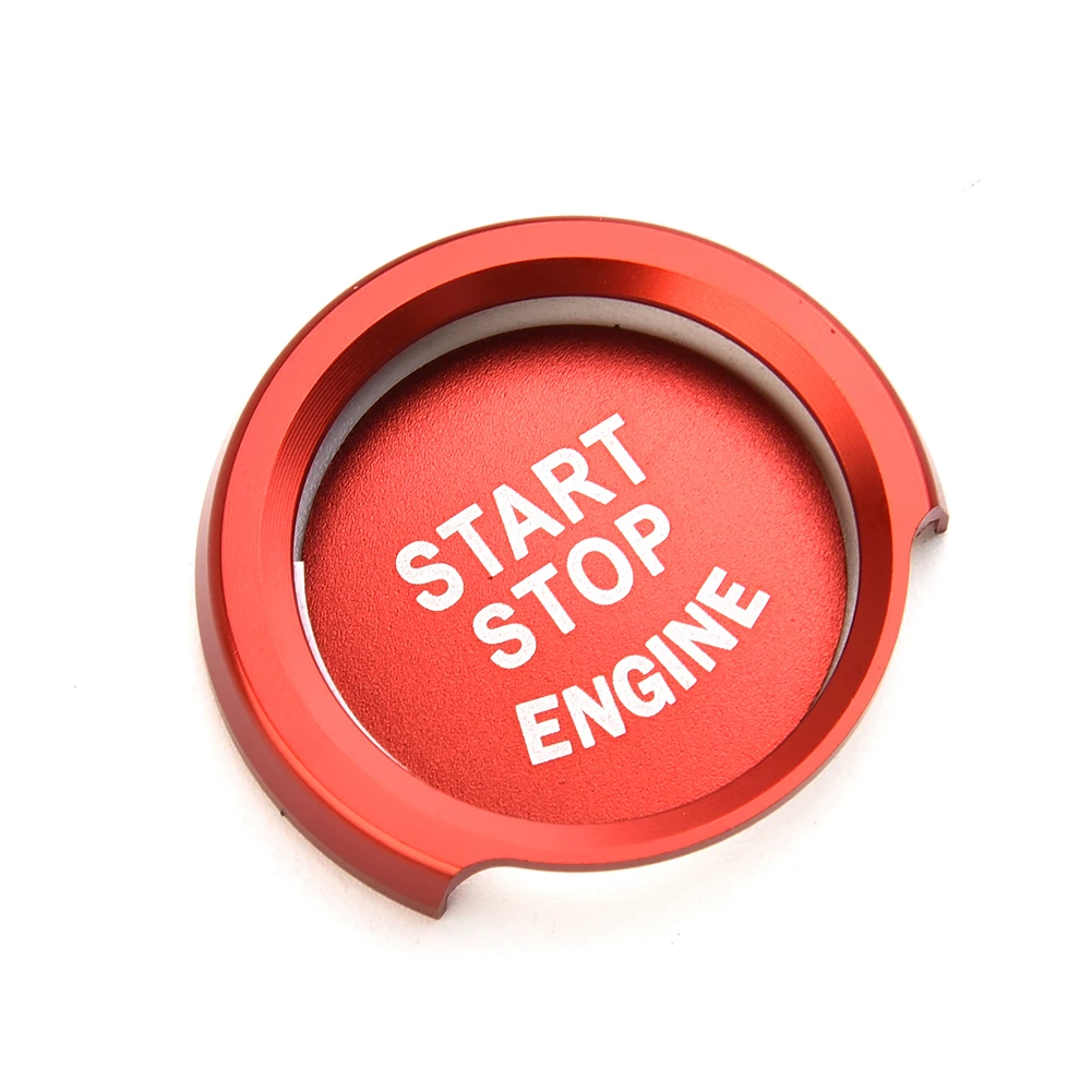 Anodized Aluminum Engine Start Stop Button Decoration Ring Compatible with For BMW F20 F22 F30 F32 F48 1 2 3 4 Series X1