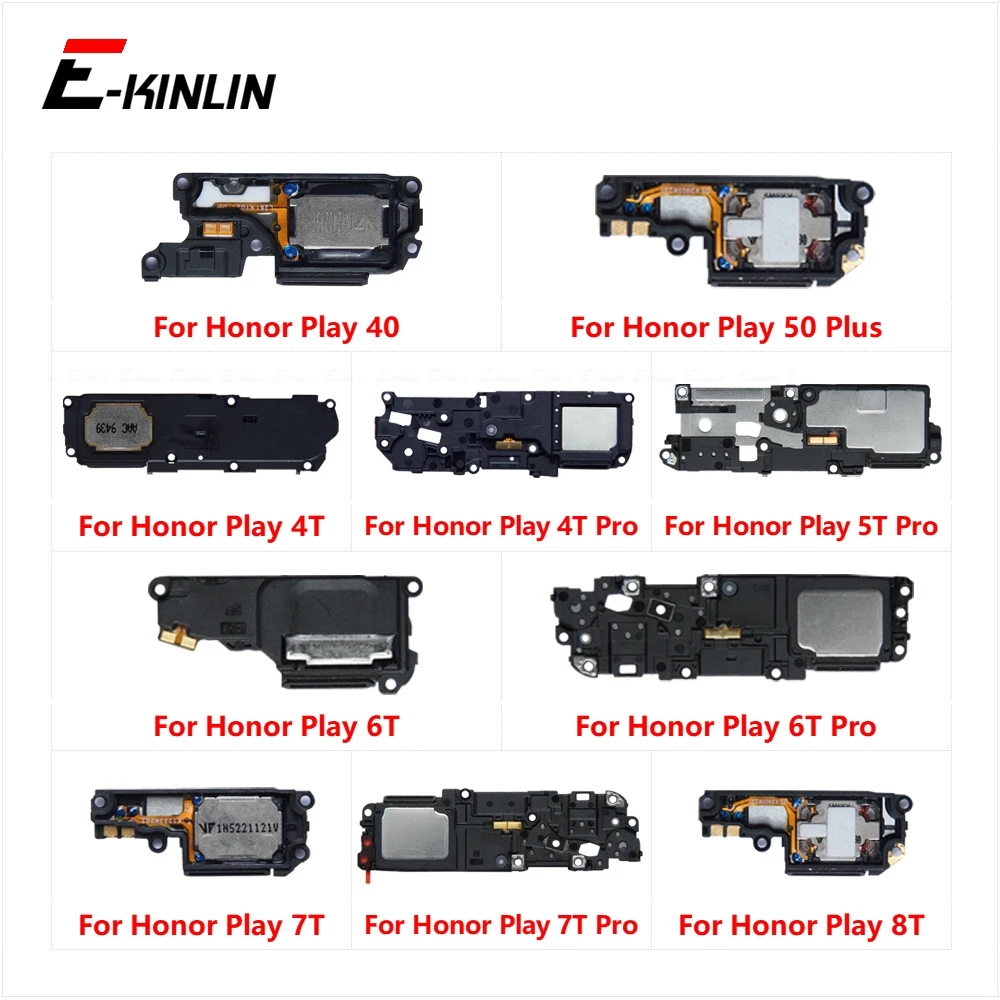 Main Back Buzzer Ringer Loud Speaker Loudspeaker Flex Cable For HuaWei Honor Play 40 50 Play4 4T 5T 6T 7T 8T Pro Plus
