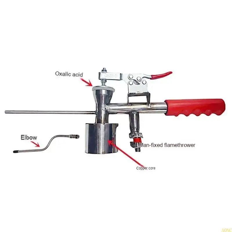 A0NC portátil Vaporizador ácido profissional Ferramenta apicultores eficazes Controle pulverizador propano defesa