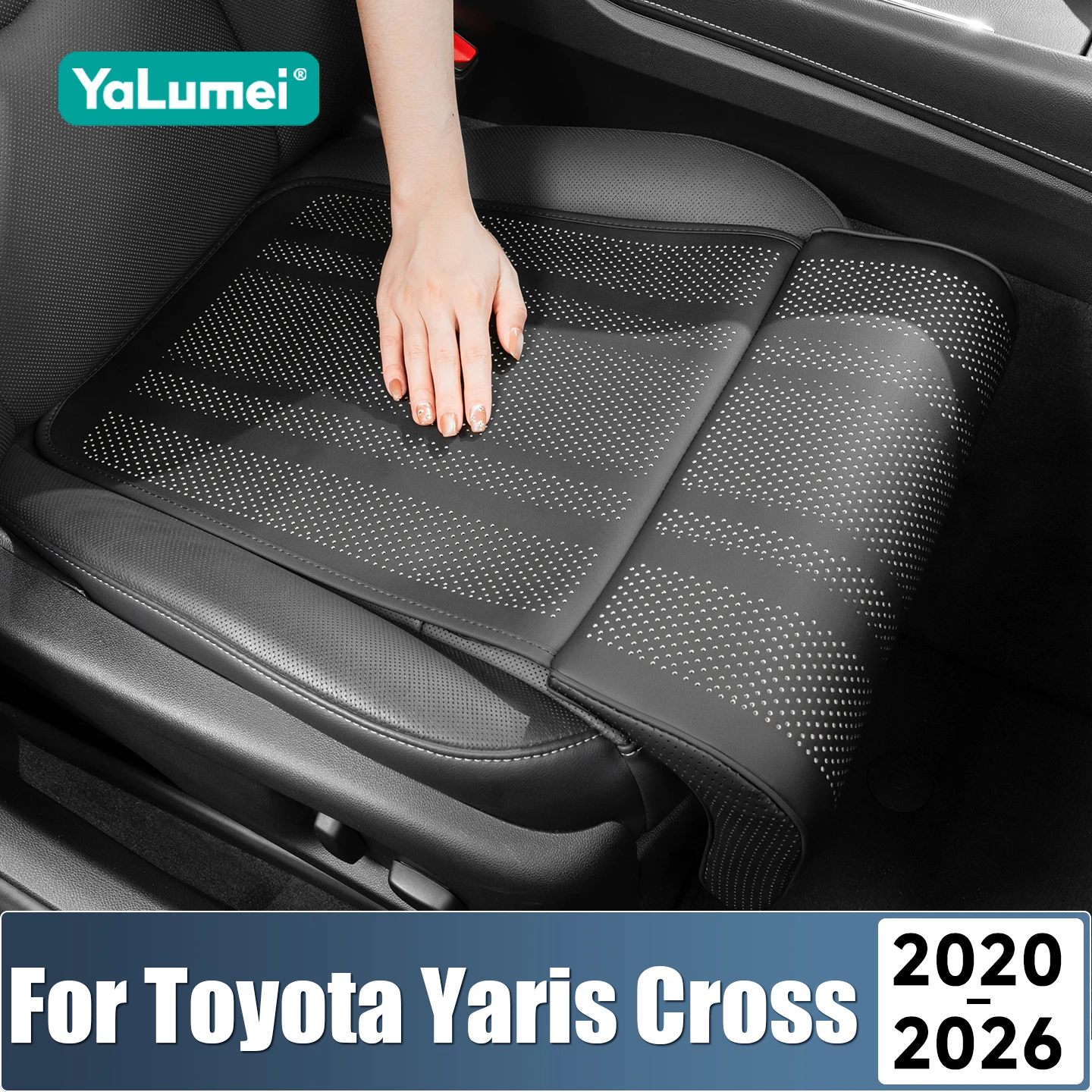 

For Toyota Yaris Cross XP210 2020 2021 2022 2023 2024 2025 2026 Car Driver Seat Leg Support Extension Cushion Mat Footrest Pad