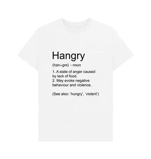 

Hangry Definition T Shirt Clothing, Shoes & Accessories|Men|Men's Clothing|Shirts|T-Shirts