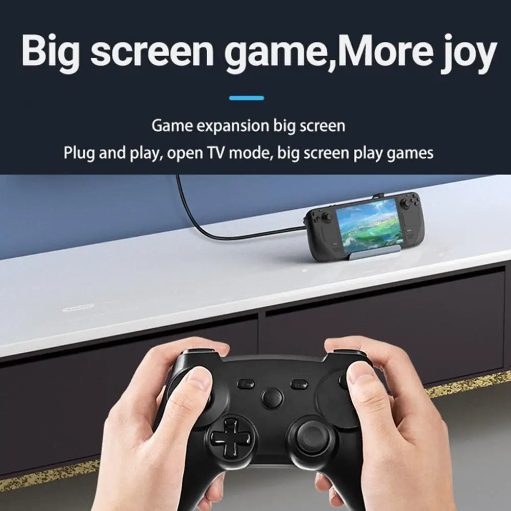 Docking Station Met Meerdere Poorten High-Performance 6-In-1 Docking Station Voor Stoomdek Rog Ally Type-C 4K 60Hz