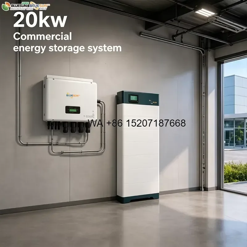 Wmwmnu for Bluesun 20kw Complete Solar Energy Storage System with 43kwh Stackable Lithium Battery for Residential House Use