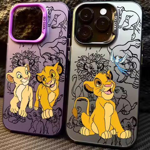 Disneys Lion King Nalas Case for Samsung Galaxy S24 S23 S22 S21 S20 Note20 Ultra Plus FE M31 4G 5G Matte Shockproof Back Cover