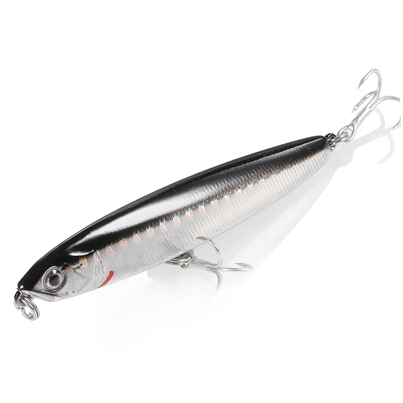 1PCS 10-24g Pencil Bait Sinking Minnow Fishing Lure Bass Trolling Lure Hard Bait Diving Sinking Treble Hooks Fishing Tackle