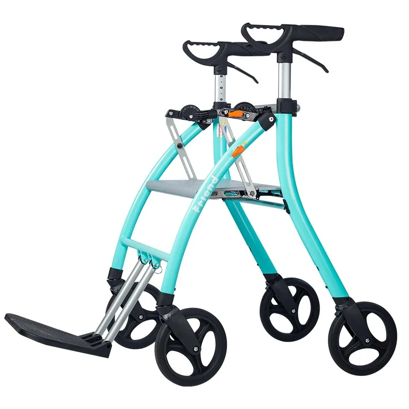 Heavy-Duty Four-Wheel Upright Walking Wheel for the Elderly