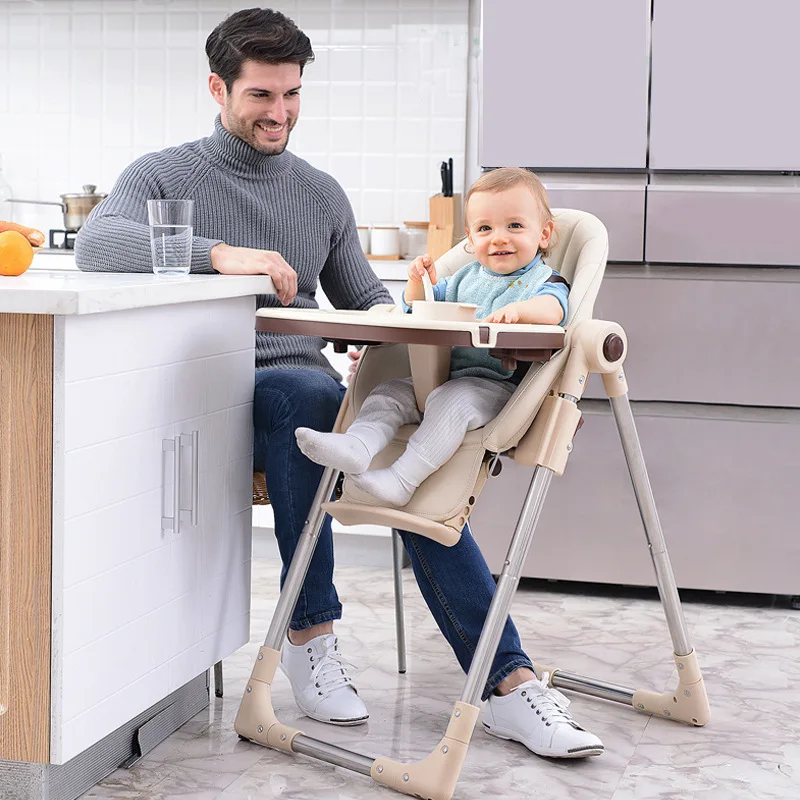 Portable Foldable High Chair for Babies, New Upgrade Multifunctional Toddler Dining Chair - Parent's Helper