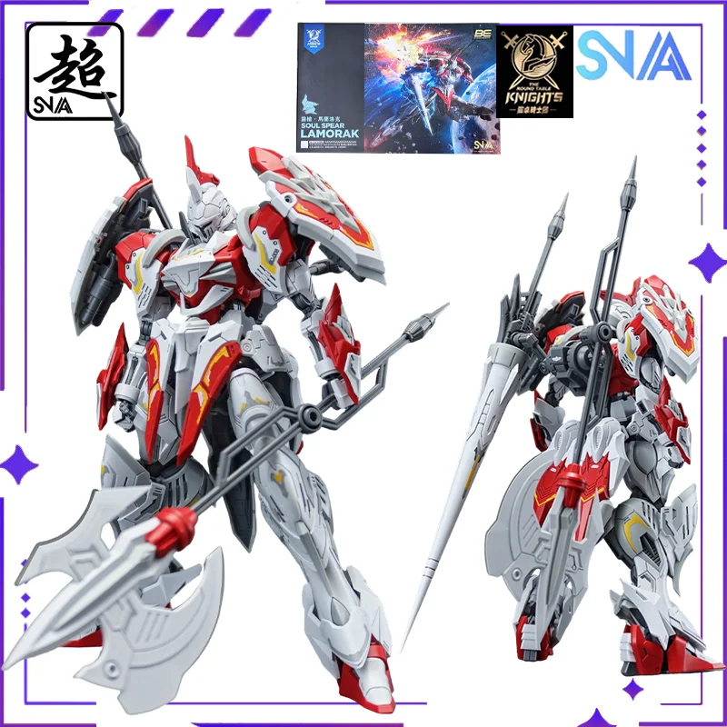 SNAA Original HG1/144 Knights of The Round Table Series Giant Sword Tristan Assembled Mobile Mech Model Handheld Toy Giftcollect