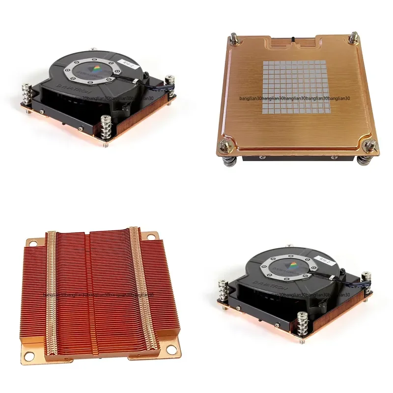 1U 2011 2066 CPU ITX Violent Fan Ultra-thin Air-cooled Average Temperature Plate Server Radiator R16 for Server