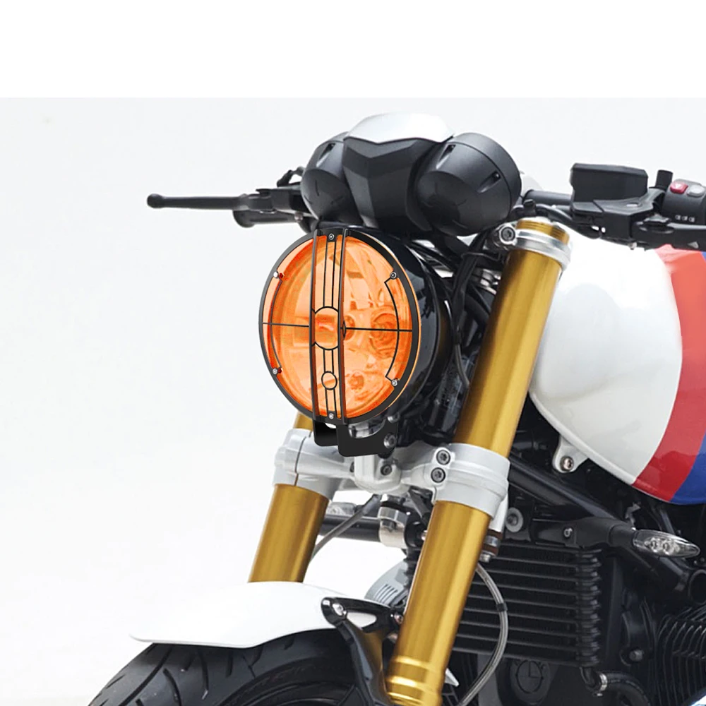 

For BMW R Nine T R1200 NINE-T Scrambler Urban GS Pure RACER Motorcycle Headlight Grille Guard Headlamp Cover Protector RNineT