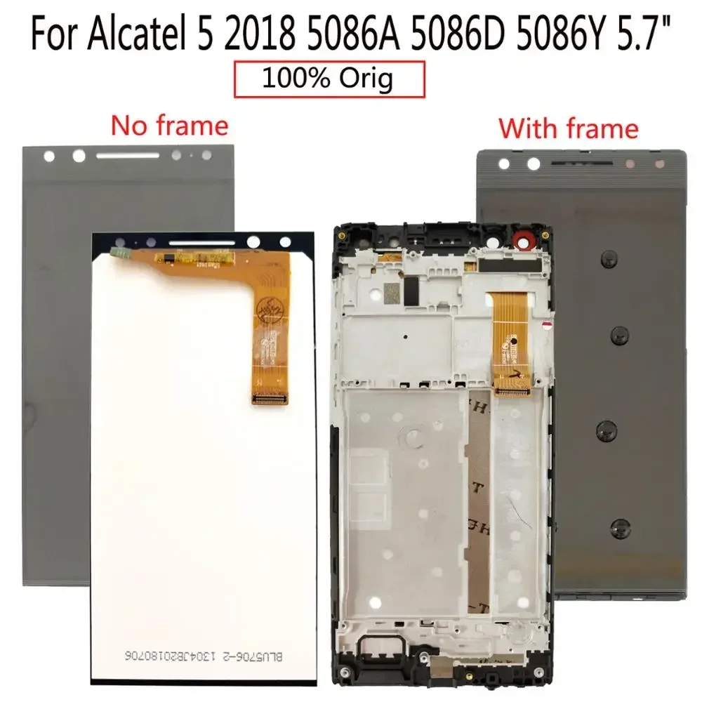 Shyueda 100% Oig For Alcatel 5 2018 5086A 5086D 5086Y 5.7