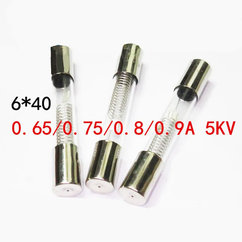 5KV0 High-Voltage Fuse KV0.65A/0.7A/0.75A/0.8A/0.9A Shell 6x40mm