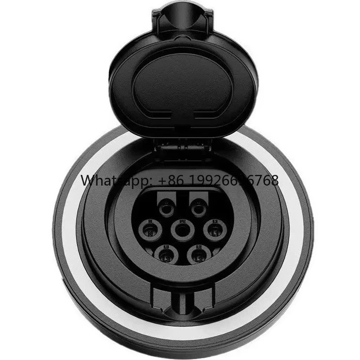 

New JET Brand 3Phase 480V RGB LED Lighting Type 2 Female Charging Socket Model JET-IEC32S