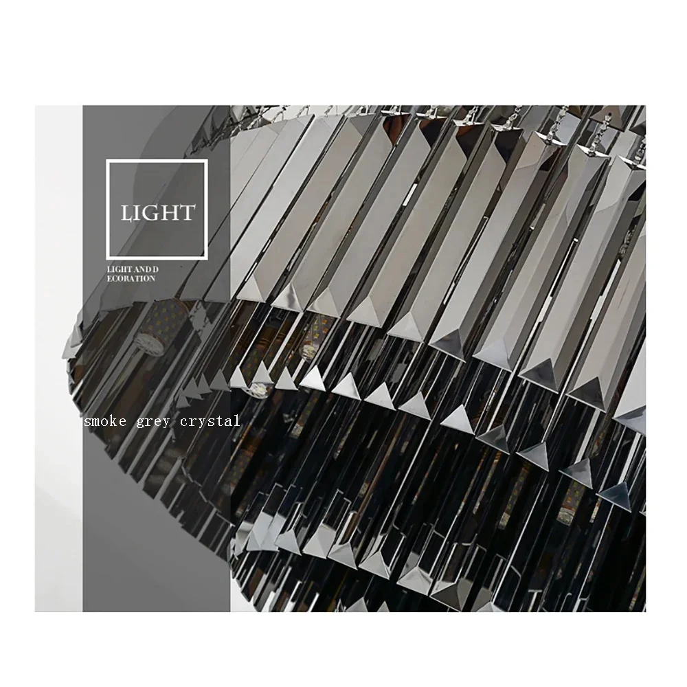 

Luxury Crystal Ceiling Bedroom Lamps Round Chandeliers For Dining Room Ceiling Pendant Light Fixtures For Living Room