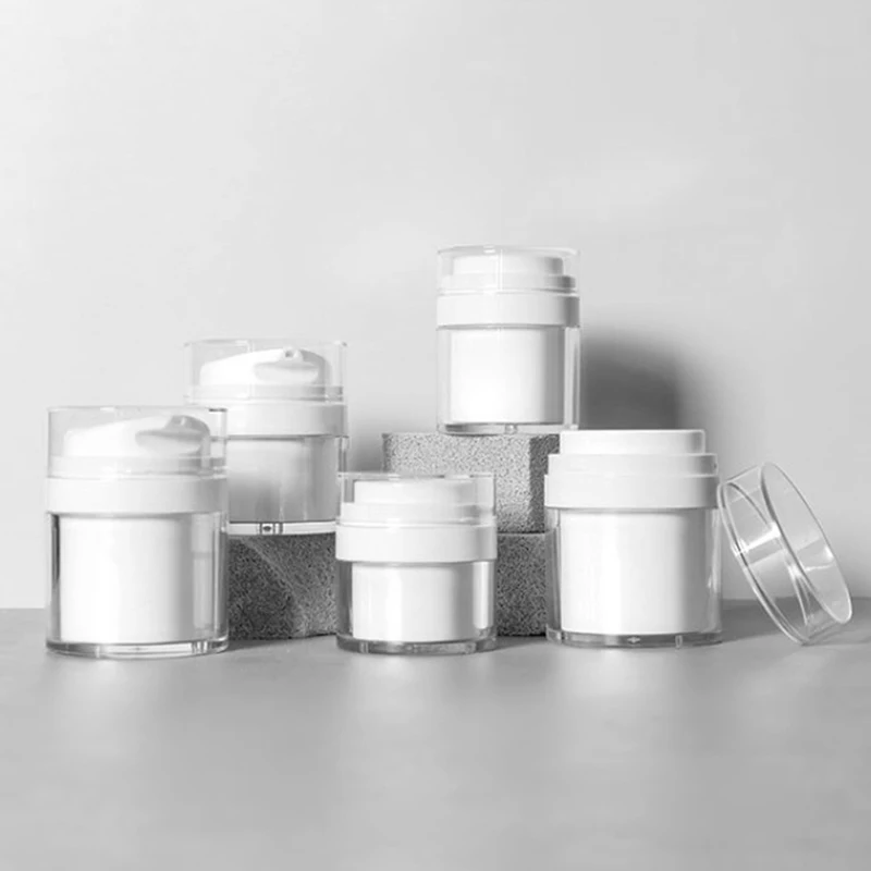 AfriAirless-Pot à pompe de tous les jours, distributeur de lotions, échantillon de crèmes illables, récipient cosmétique de voyage, hydratant, bouteille sous vide, anti-fuite