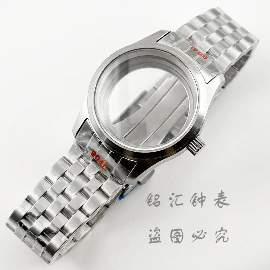 

36MM/39MM Diver Brushed Pilot Sapphire Crystal Watch Case Stainless Steel Strap For NH35 NH36 NH34 NH38 PT5000 ETA 2824 Movement