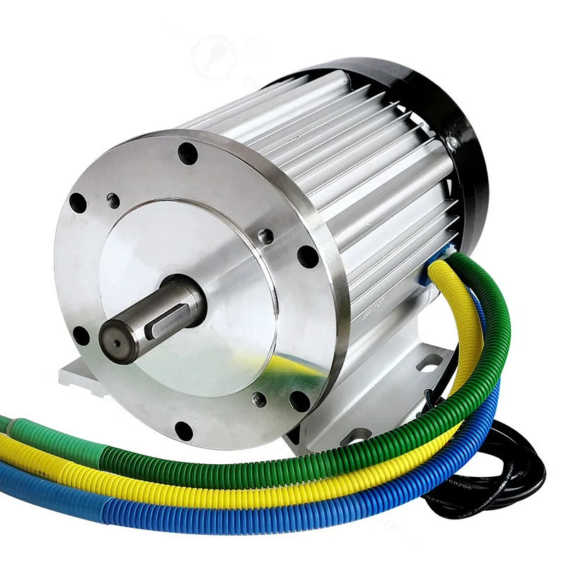 60V 72V 4000W High Power DC Motor Full Kit, For Electric Tricycle, Washer & Puffing Machine Equipment Modification