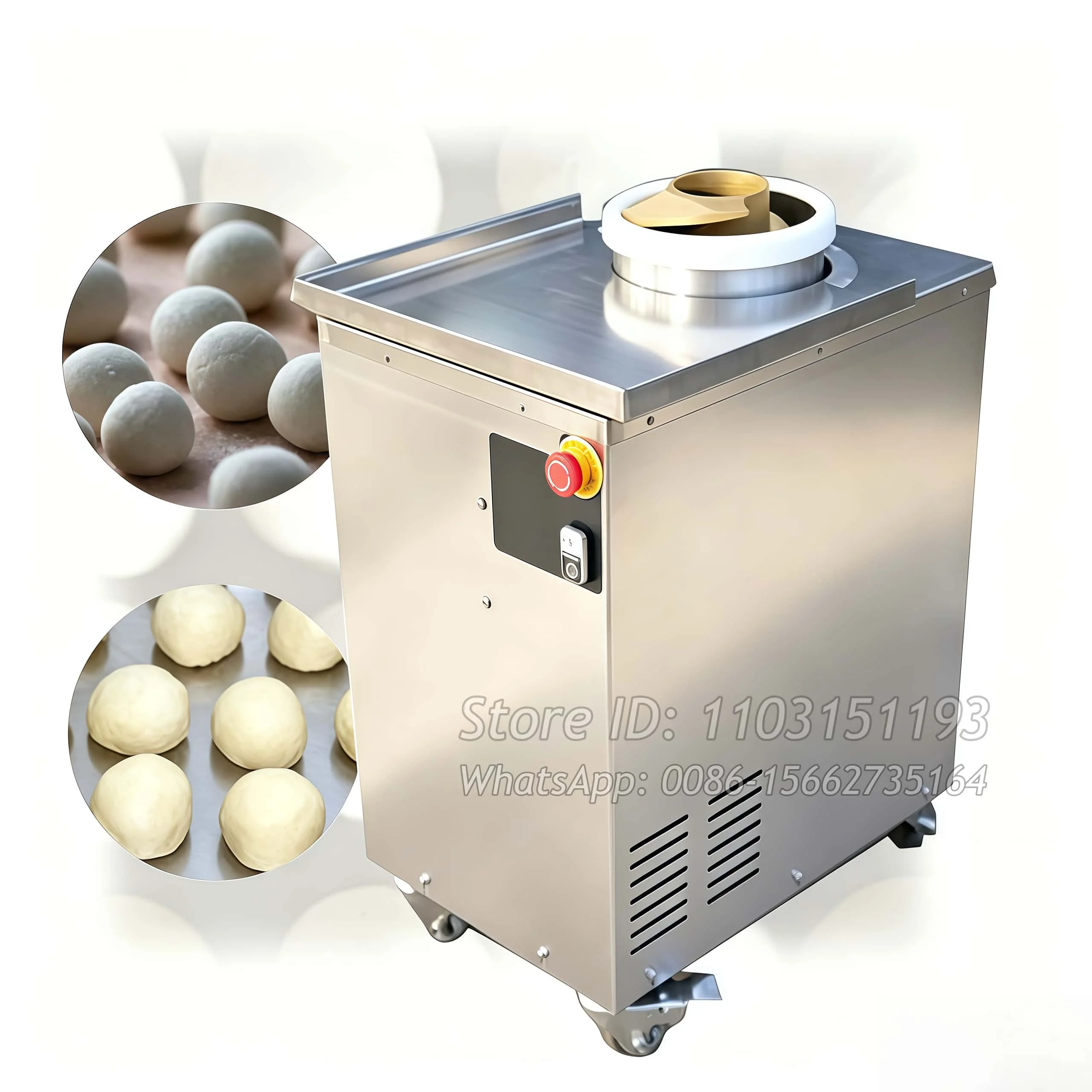 Bakery Equipment Automatic 15-400 g Round Bun Dough Ball Rolling Making Machine Commercial Dough Rounder For Pizza And Bread