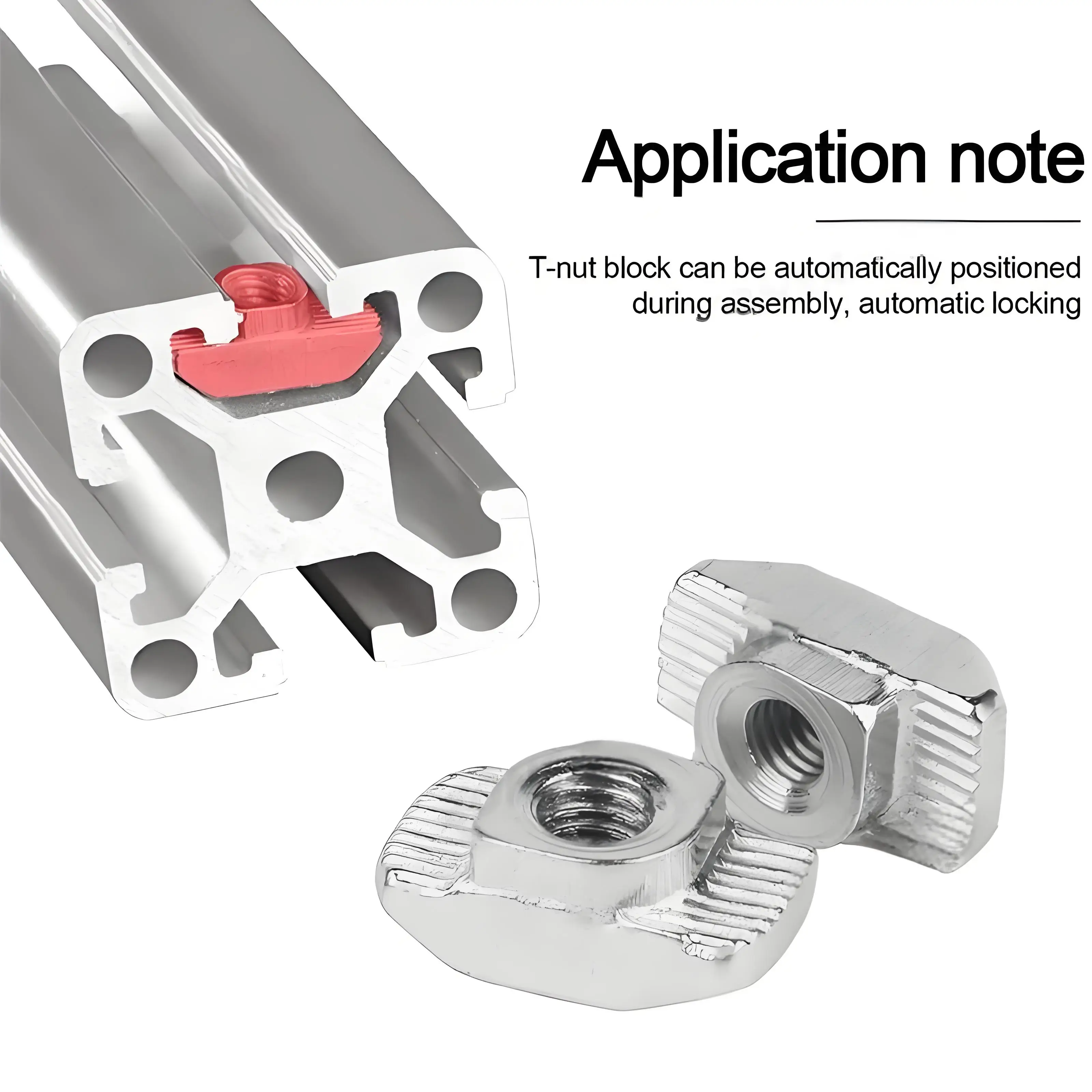 T فتحة الجوز M3 M4 M5 M6 M8 T الجوز المطرقة انزلاق رئيس ثلاثية الأبعاد أجزاء الطابعة السحابة موصل 2020 3030 4040 الألومنيوم الشخصي