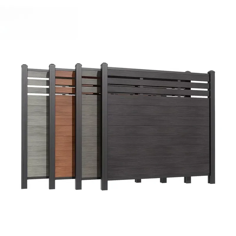 Modern Fence Design Privacy Back Yard Wpc Fence for Garden