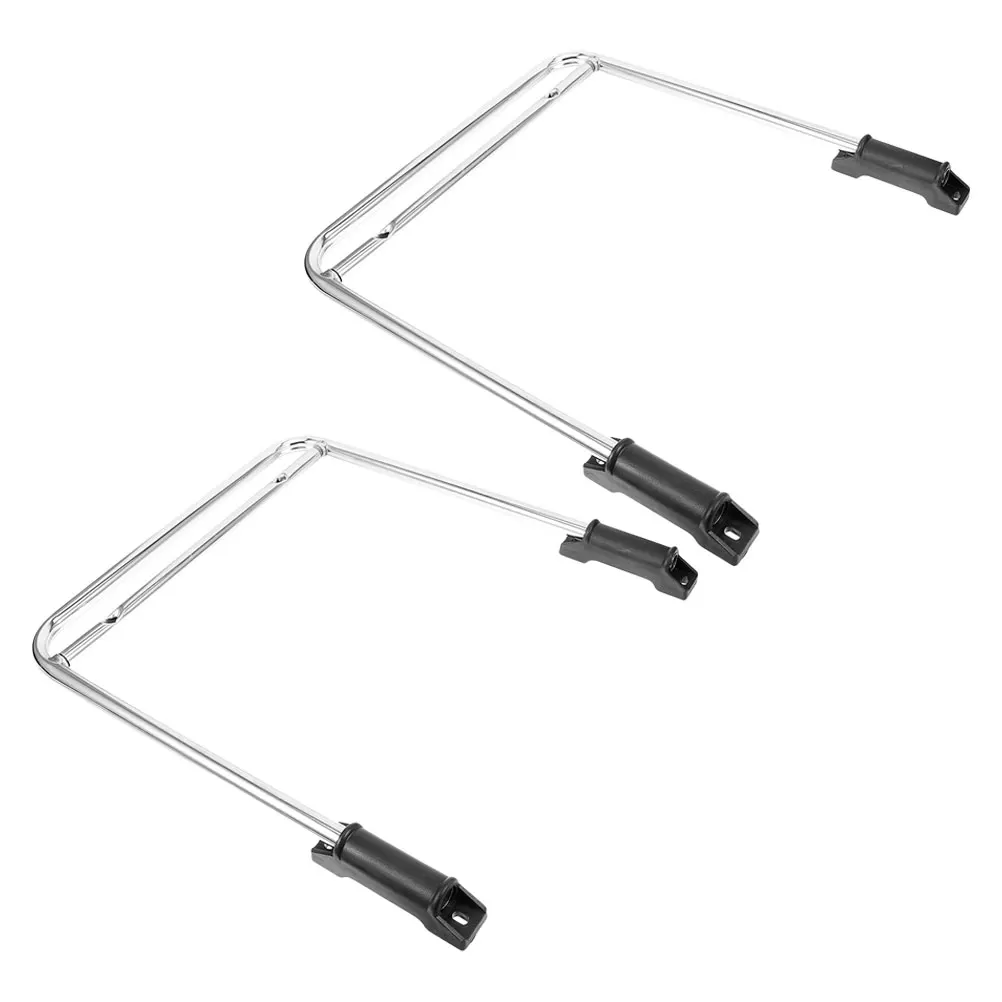 

2pcs Retractable Footrest For Stainless Steel Office Chair Footrest Pad Adjustable Foot Rest Cushion Chair Accessory Daily Use